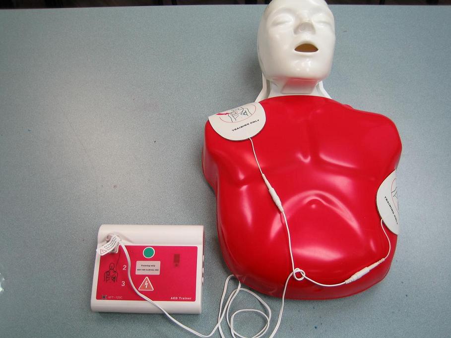 Learn to effective use an AED by taking a course that provide an AED trainer and CPR mannequin